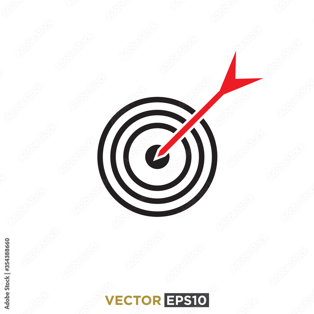 Darts or Target Icon Sign Icon Vector Darts or Target Icon Sign Icon Vector