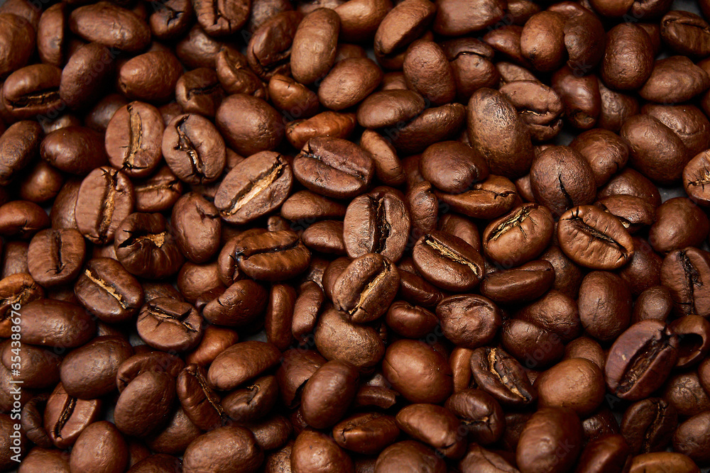 Roasted black coffee grains, can be used as background. Roasted black coffee grains, can be used as background.