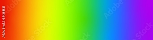 Rainbow color blurred radient banner background with copy space for Gay Pride LBGT, LBGTQ, LBGTQ+ concept and graphic design, poster.