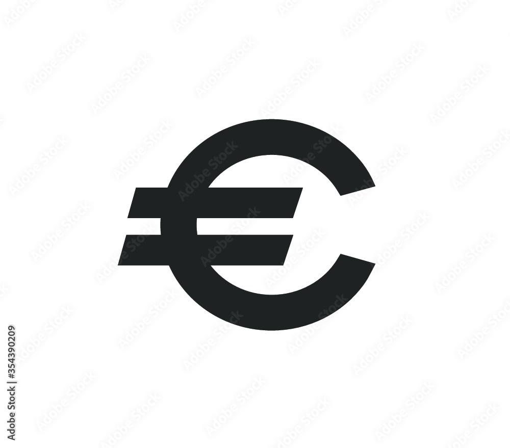 Euro sign icon. vector euro currency sign. European currency icon. Currency icon. Euro sign icon. vector euro currency sign. European currency icon. Currency icon.