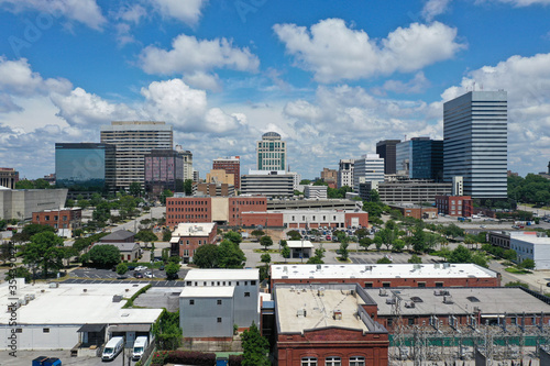 Konstfotografi Aerial Skyline View of Columbia South Carolina and UofSC