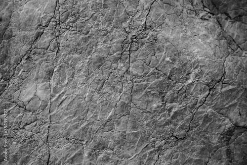 The marble that was photographed was black and white.