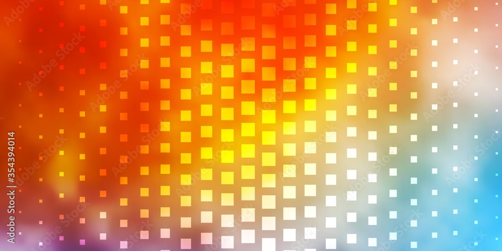 Light Blue, Yellow vector texture in rectangular style. Abstract gradient illustration with rectangles. Modern template for your landing page. Light Blue, Yellow vector texture in rectangular style. Abstract gradient illustration with rectangles. Modern template for your landing page.