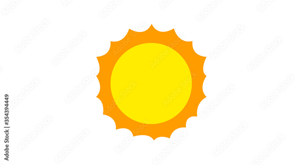 Sun illustration Icon Logo Template design Sun illustration Icon Logo Template design