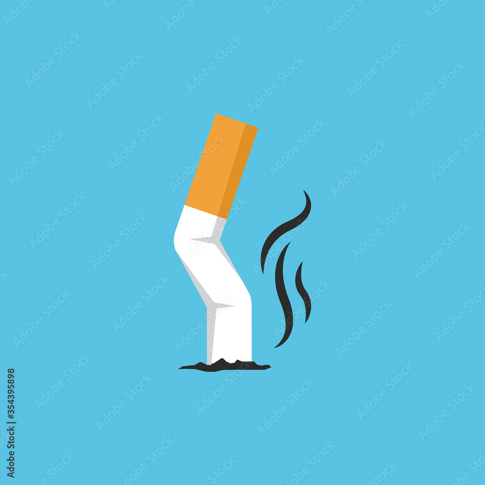 Cigarette icon. Logo vector illustration. Cigarette icon. Logo vector illustration.