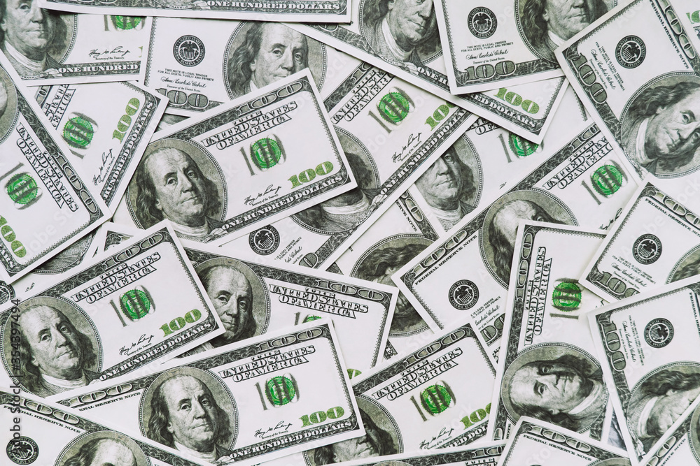 Background with money american hundred dollar bills Background with money american hundred dollar bills