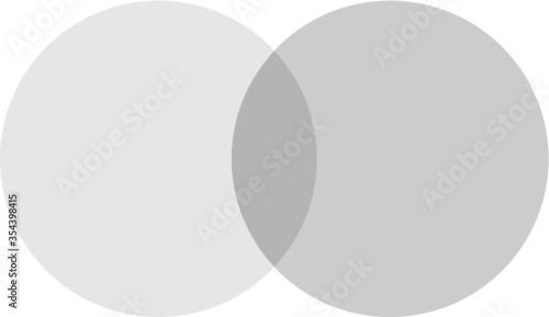 Venn Diagram Illustration For Scrapbook, Flyers, Posters, Web, Greeting Cards, Science, Data Information
