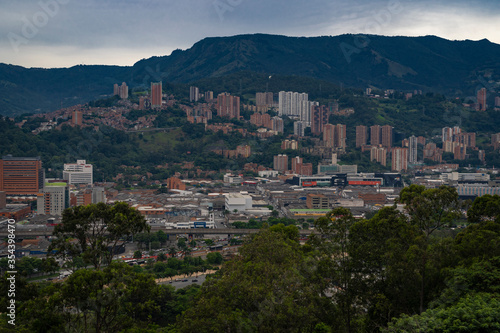 Medellín, Antioquia / Colombia. November 22, 2018. Medellín is the capital of the mountainous province of Antioquia (Colombia). Nicknamed the "city of eternal spring"