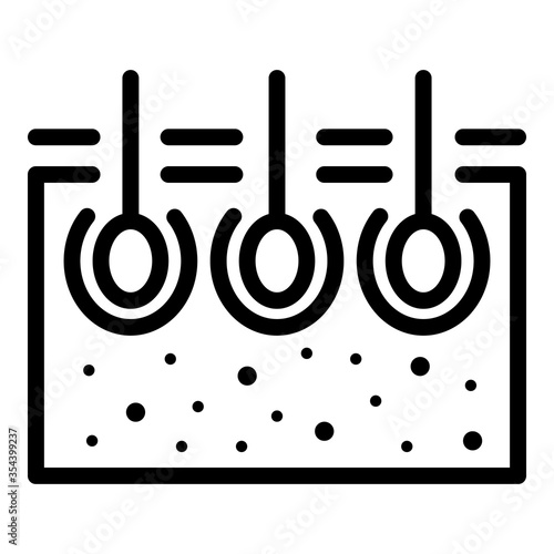 Clean skin depilatory icon. Outline clean skin depilatory vector icon for web design isolated on white background