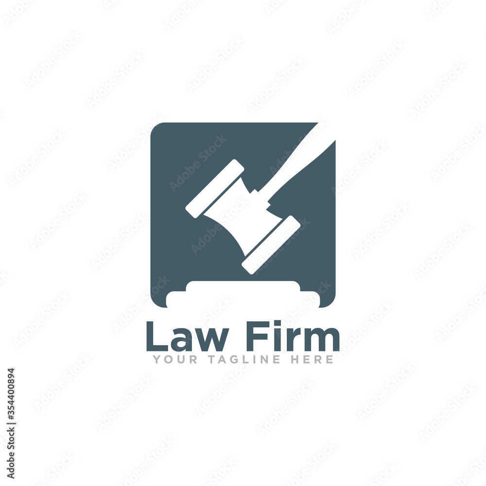 Law Firm Logo Design Vector Illustration Law Firm Logo Design Vector Illustration