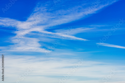 .Blue sky with clouds. Nature abstract composition