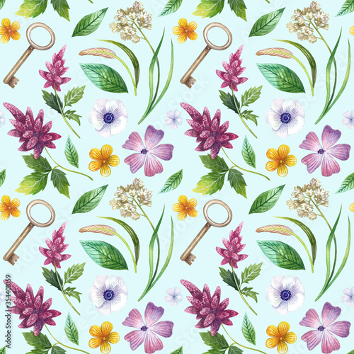 Seamless watercolor pattern 