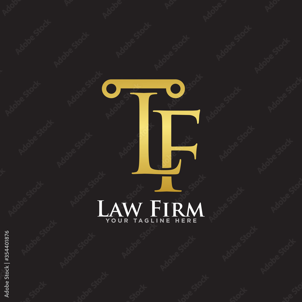 Law Firm Logo Design Vector Illustration Law Firm Logo Design Vector Illustration