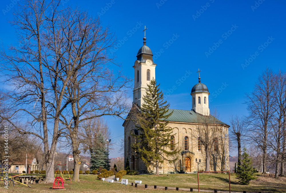 Orthodox Serbian church of Saint Apostles Peter and Paul in Kosmaj, near Belgrade, Serbia