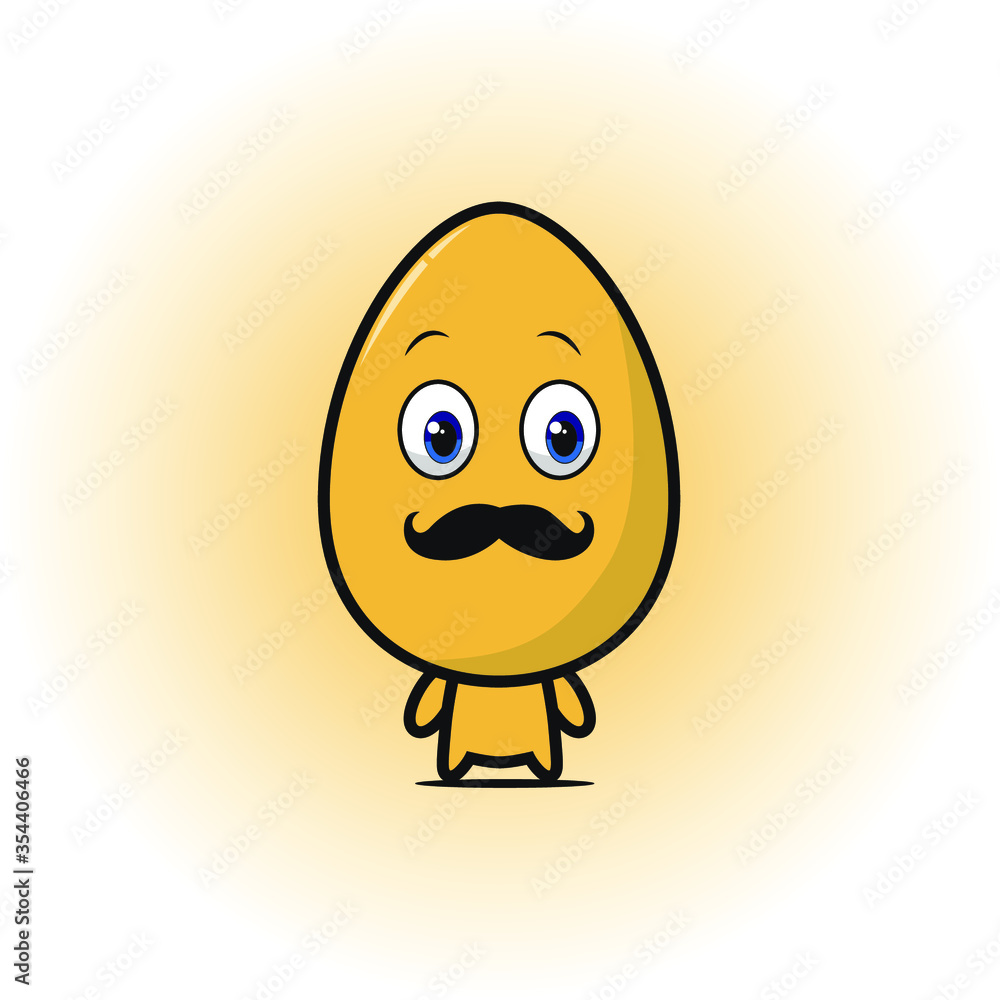 Cute design vector egg emoji Cute design vector egg emoji