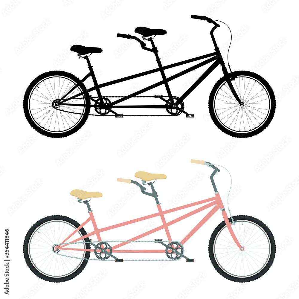 Obraz premium Tandem bicycle