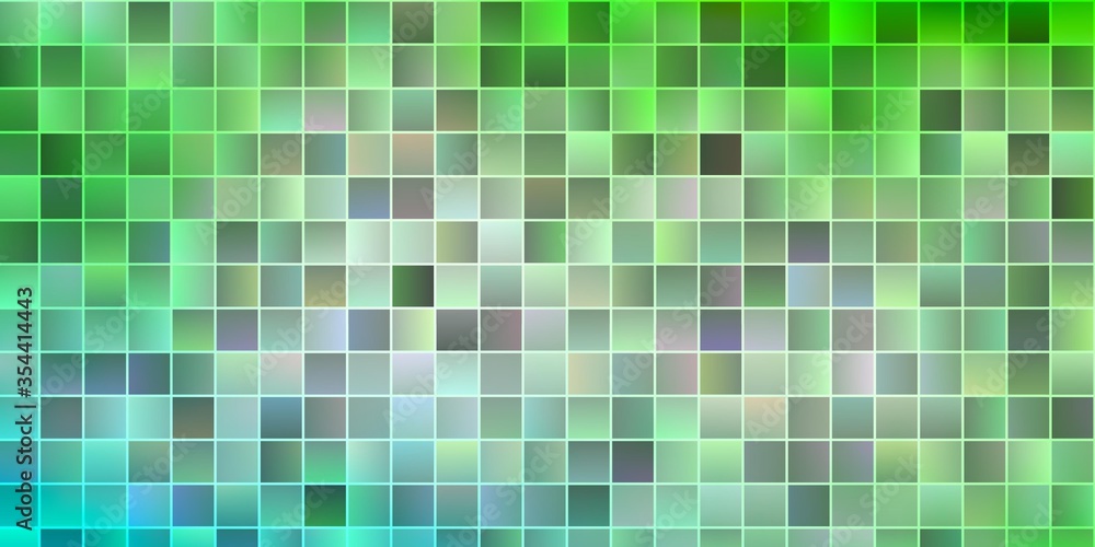 Light Green vector pattern in square style. Light Green vector pattern in square style.