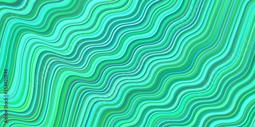 Light Green vector pattern with bent lines.
