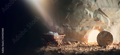 Fotografia Christian Christmas and Easter concept