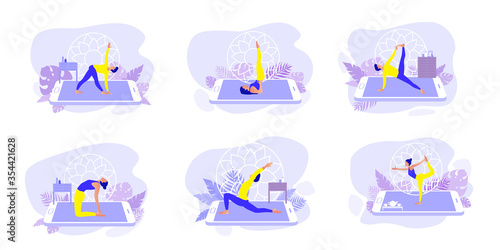 Home exercise classes.  Fitness and active lifestyle with online app.