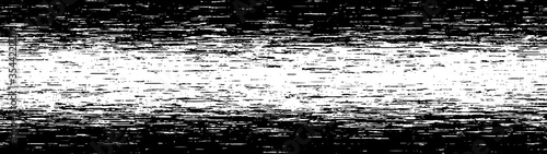Gradient halftone. Glitch background. Corrupted code. Computer Virus. Background of black hatches. Vector illustration.