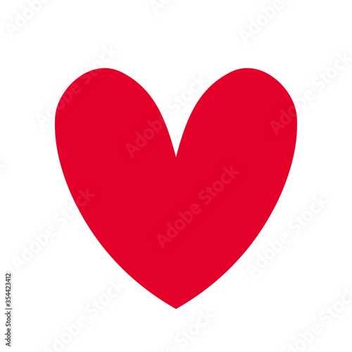 Love heart icon. Loving hearts, red like and lovely romance outline symbol. Valentine lovely passion hearted emotional drawn or valentines day loving postcards vector isolated icon