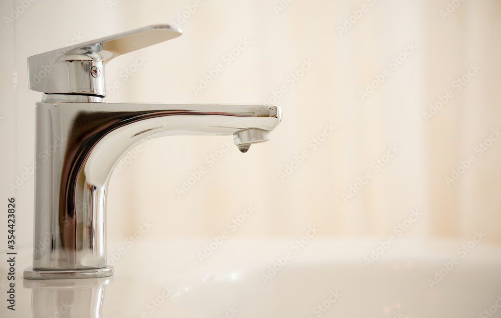 New modern bathroom. Water tap. Faucet. New modern bathroom. Water tap. Faucet.