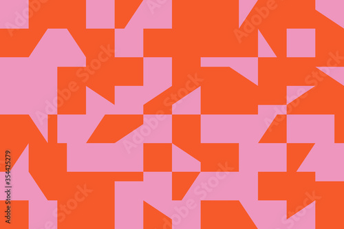Duotone Abstract Vector Pattern Design