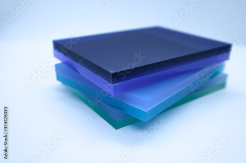 Schilderij op canvas Stacks of various composite materials