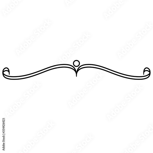 text delimiter for your projects design. Vector illustration