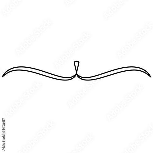 text delimiter for your projects design. Vector illustration
