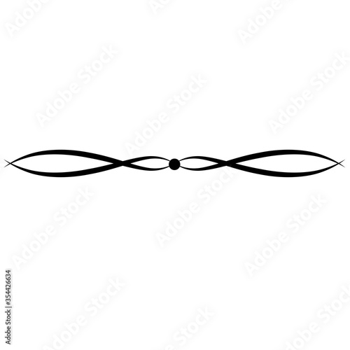 text delimiter for your projects design. Vector illustration