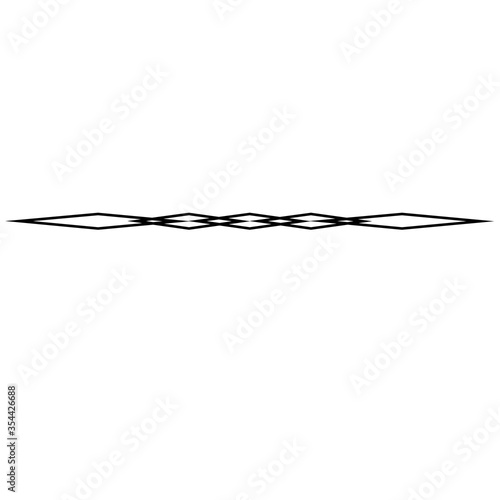 text delimiter for your projects design. Vector illustration