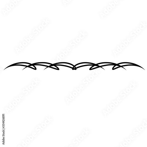 text delimiter for your projects design. Vector illustration