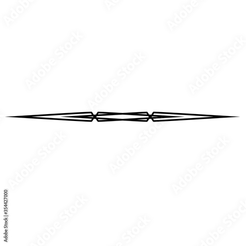 text delimiter for your projects design. Vector illustration