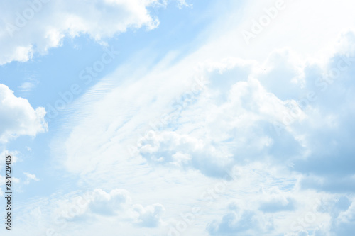 Wallpaper Mural blue sky with white clouds Torontodigital.ca