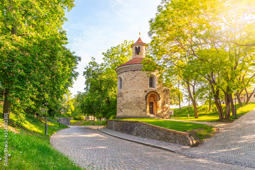 Photography Rotunda of St Martin on Vysehrad, Prague, Czech Republic