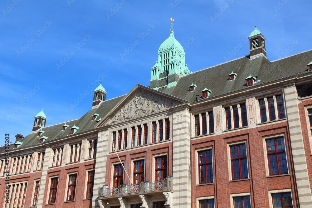 Fototapeta premium Amsterdam Stock Exchange building