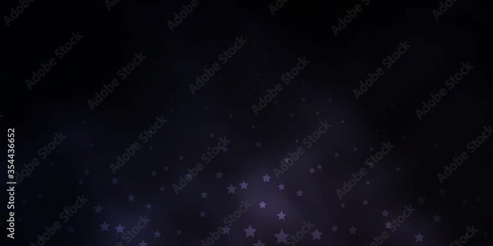 Dark Gray vector layout with bright stars. Colorful illustration with abstract gradient stars. Pattern for wrapping gifts.