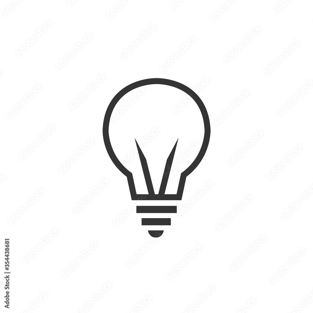 bulb light vector icon electricity idea icon bulb light vector icon electricity idea icon