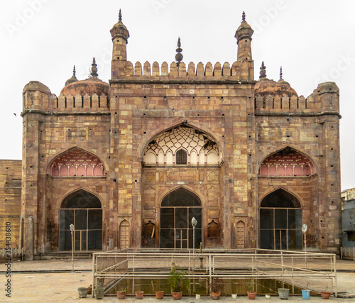 The old mosque built by the Mughal Emperor Aurangzeb in Varanasi photo