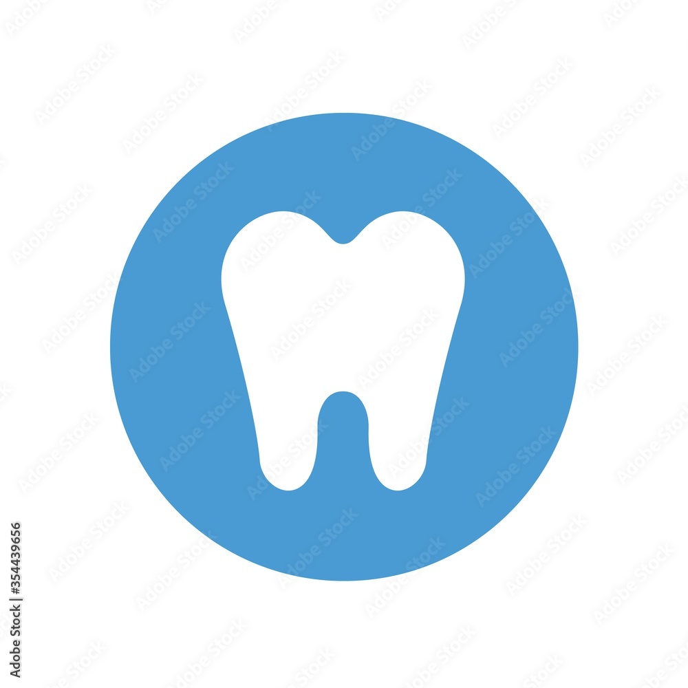 tooth dental vector icon