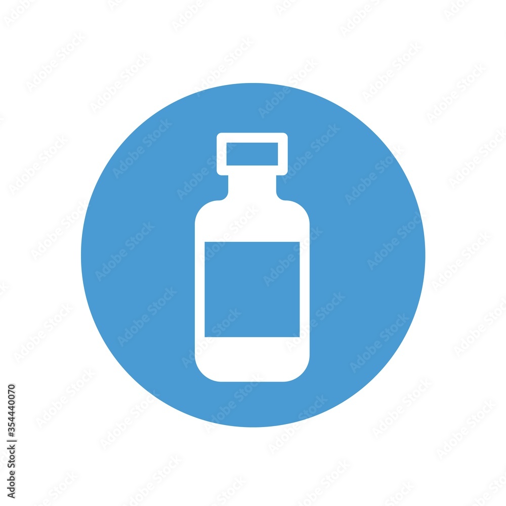 medicine bottle container vector icon medicine bottle container vector icon