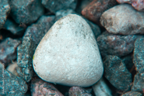 stones on the ground. Background of stones