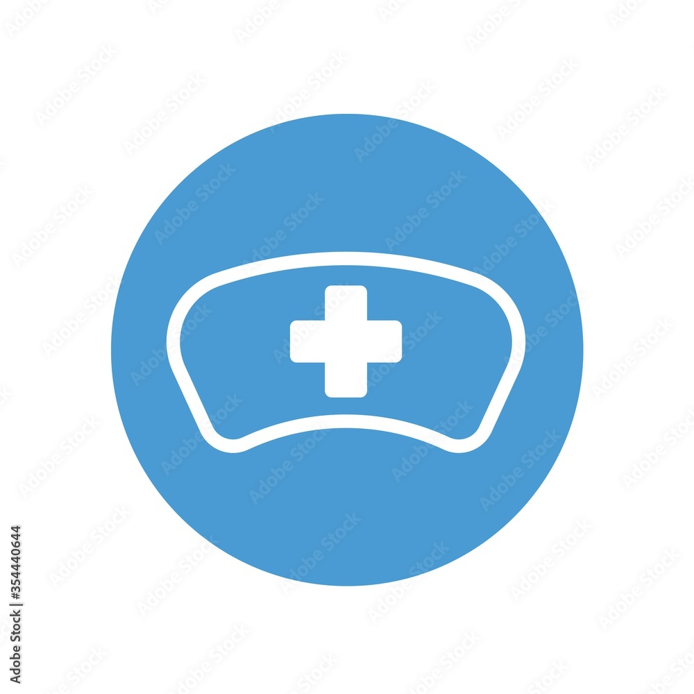 nurse hat vector icon uniform nurse hat vector icon uniform