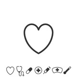 heart vector icon love