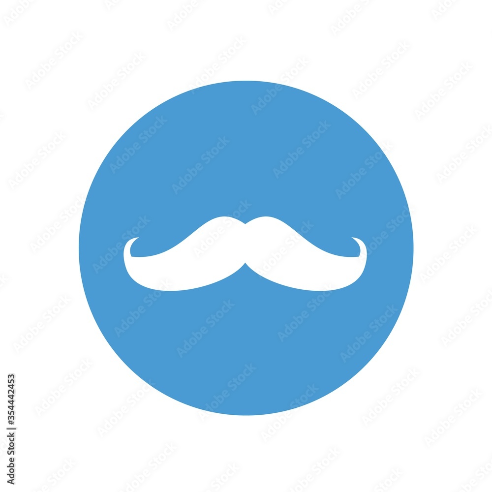 mustache beard vector icon men hair mustache beard vector icon men hair