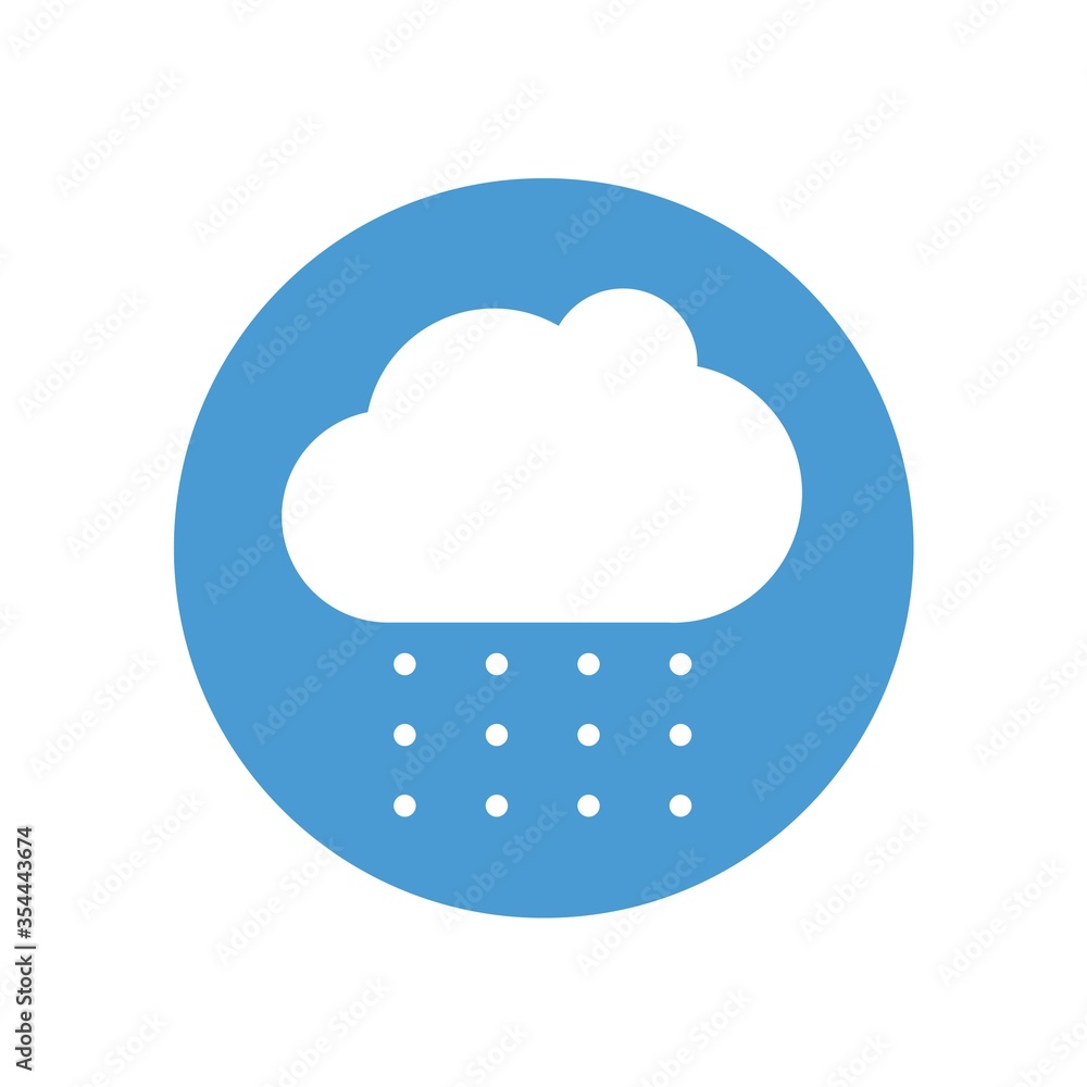 snow winter season vector icon snow from cloud snow winter season vector icon snow from cloud