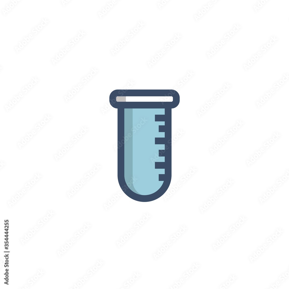 test tube laboratory equipment vector icon science test tube laboratory equipment vector icon science