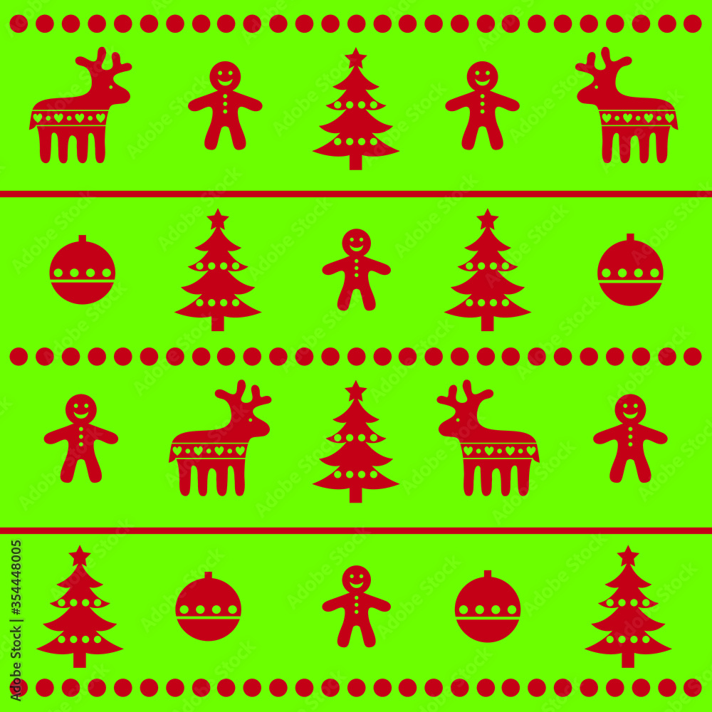 christmas icons pattern christmas icons pattern